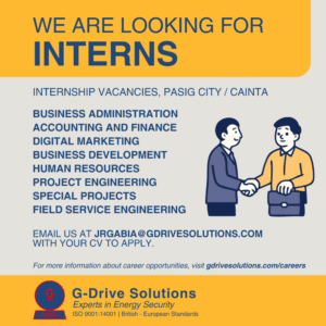 GDSI is Looking for Interns